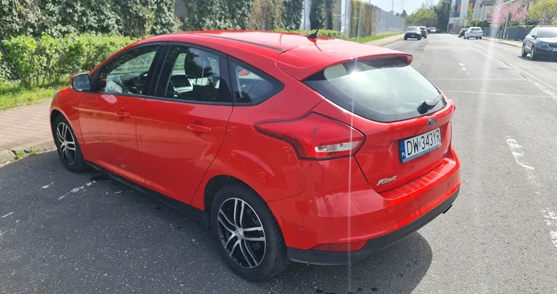 Ford Focus cena 19000 przebieg: 192799, rok produkcji 2015 z Wrocław małe 106